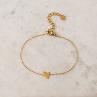 Flirt Heart Bracelet - Gold