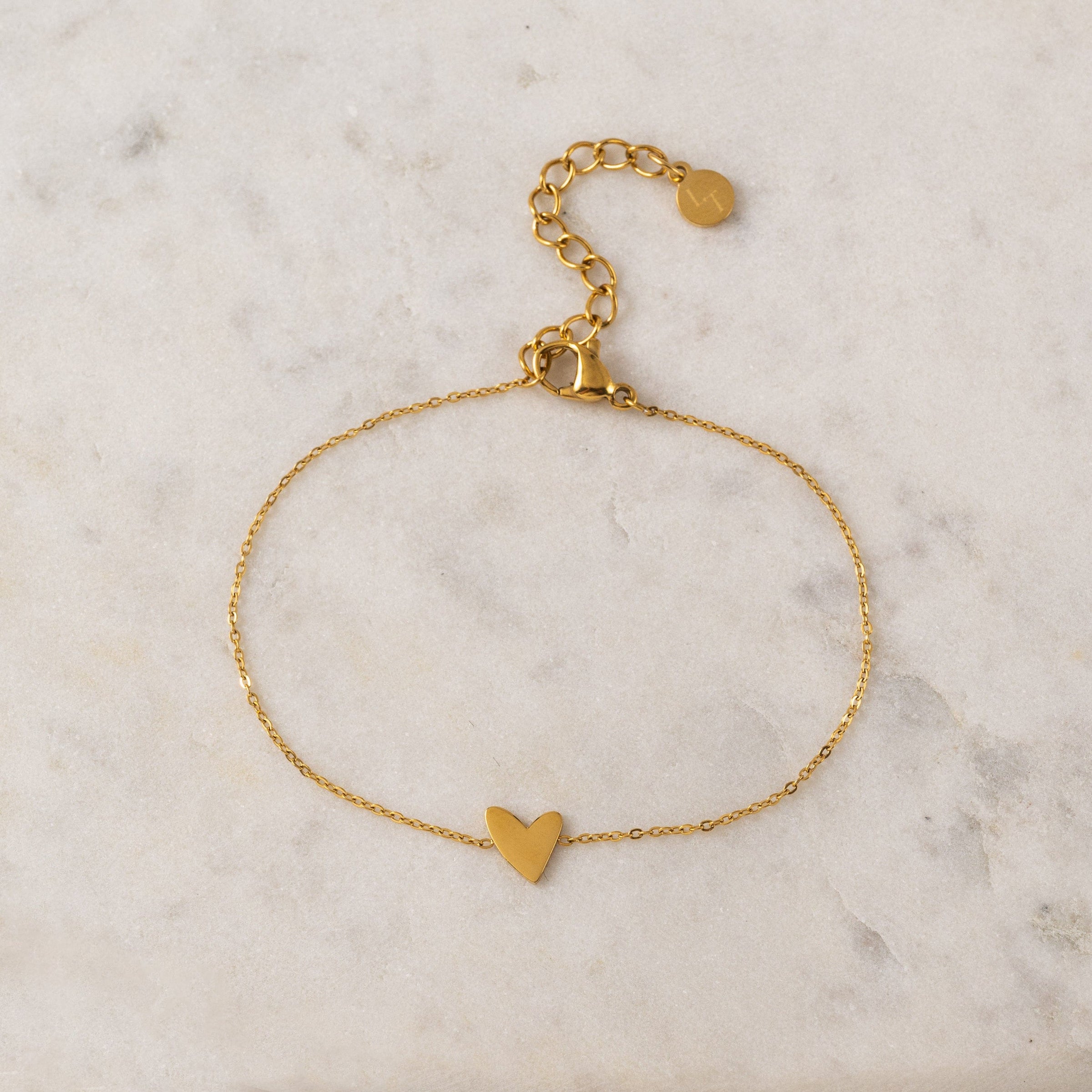 Flirt Heart Bracelet - Gold