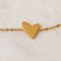 Flirt Heart Bracelet - Gold