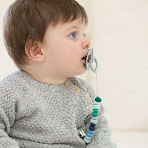 Pacifier Clip - Boy Multi