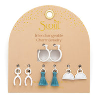 Interchangeable Charm Earring