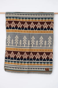 Tree Line Baby Blankets - Highlands