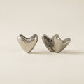 Heart Puff Hoop Earring - Waterproof