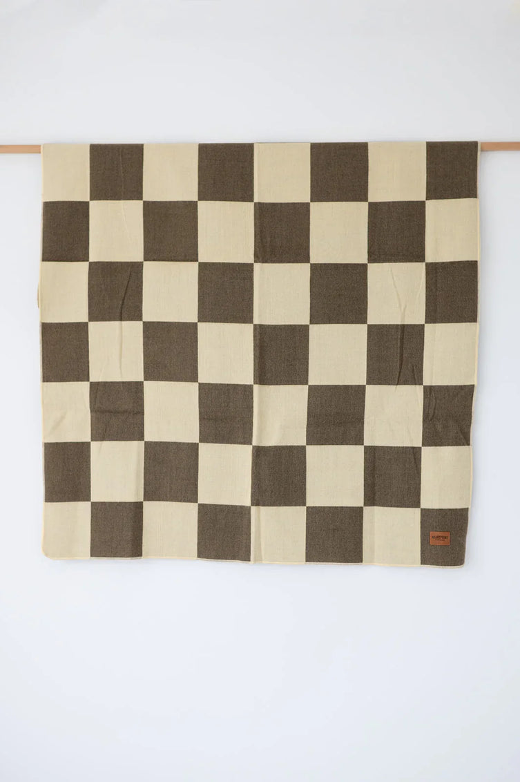 Colour Grid Throw - Riverstone
