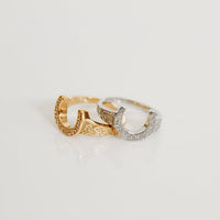 Cheyenne Scroll Signet Ring