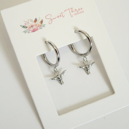 Boho Bull Hoops