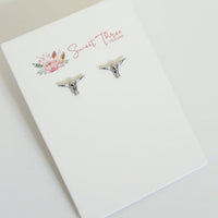 Boho Bull Studs