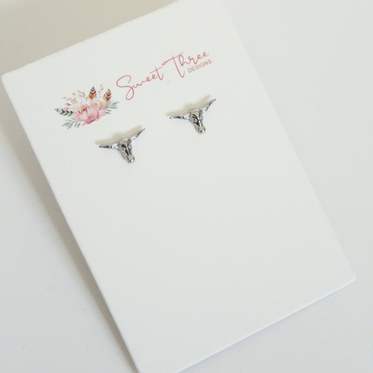 Boho Bull Studs