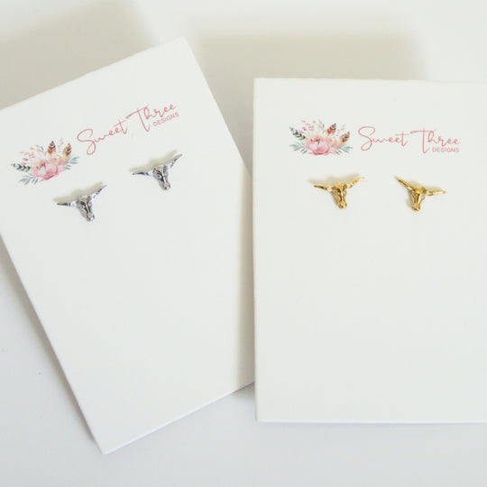 Boho Bull Studs