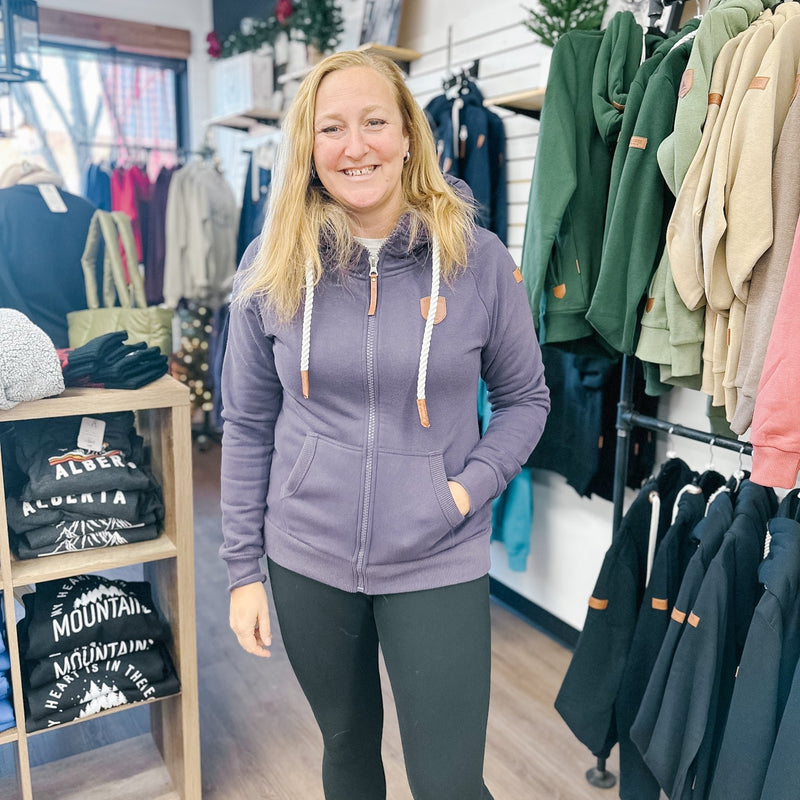 Hera - Womens Full Zip - Prune