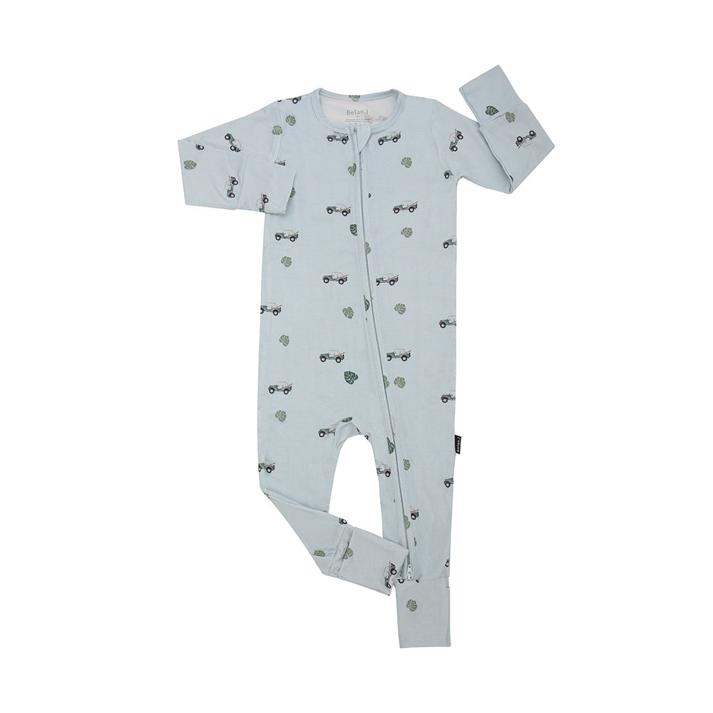 Footless Sleeper w/ Fold-over Cuffs - Jeeps