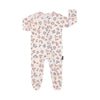 Footed Zipper Sleeper - Peachy Blossom