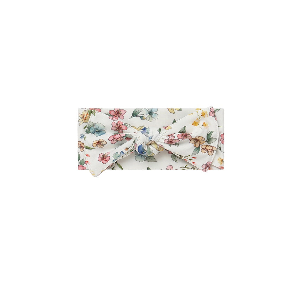 Adjustable Bamboo Headband - Spring Meadow