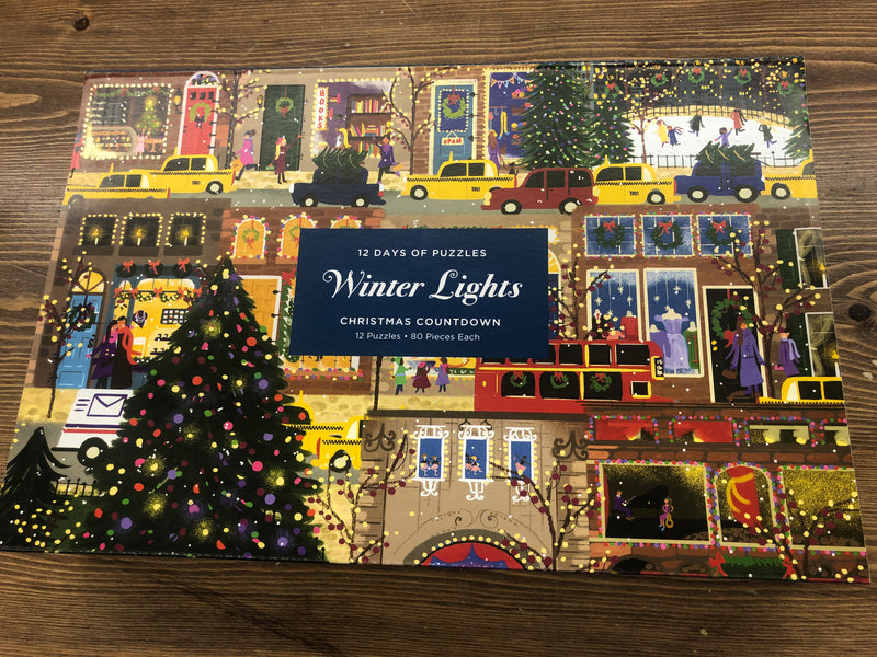 12 Days of Christmas Advent Calendar Puzzle - Winter Lights