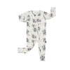 Footless Sleeper w/ Fold-over Cuffs - Frosty Floral