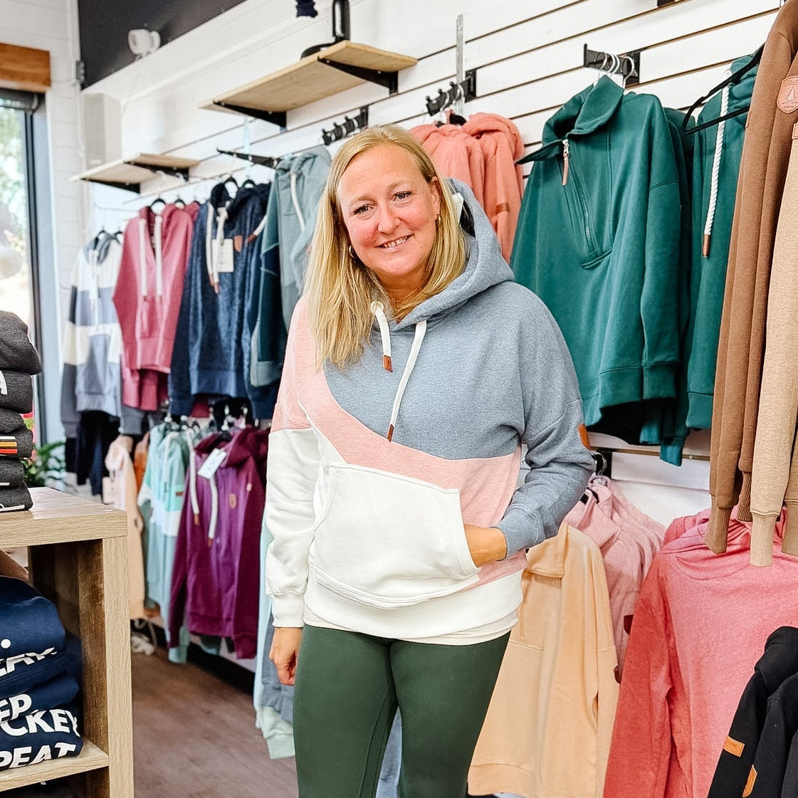 Ariel Hoodie - Heather Pink Mix