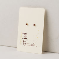 Kaleidoscope Birthstone Earrings - Gold