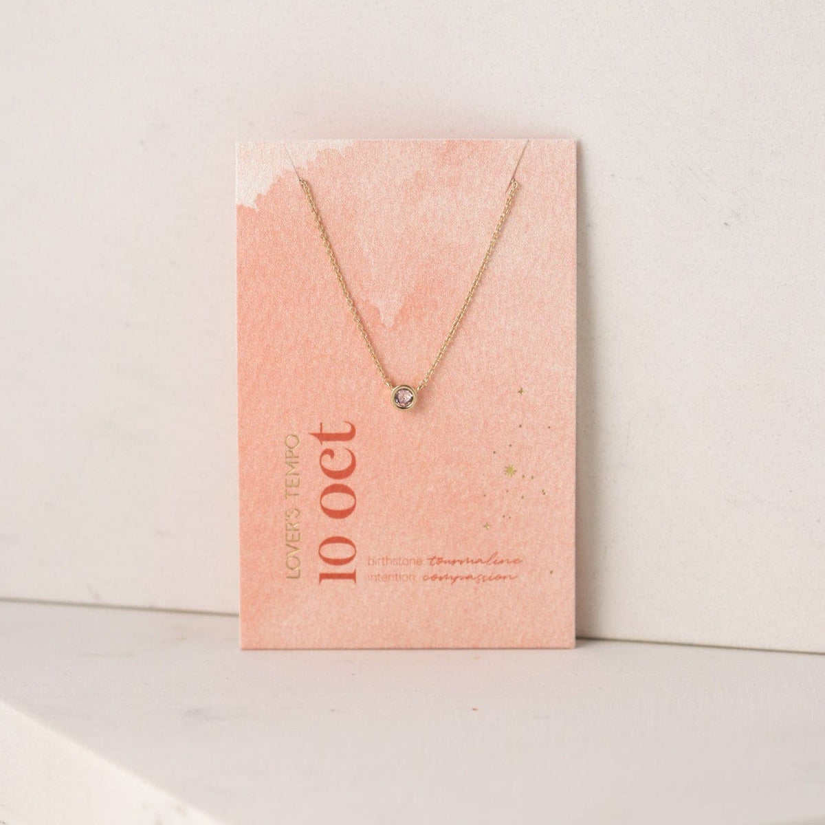 Kaleidoscope Birthstone Necklace - Gold