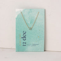 Kaleidoscope Birthstone Necklace - Gold