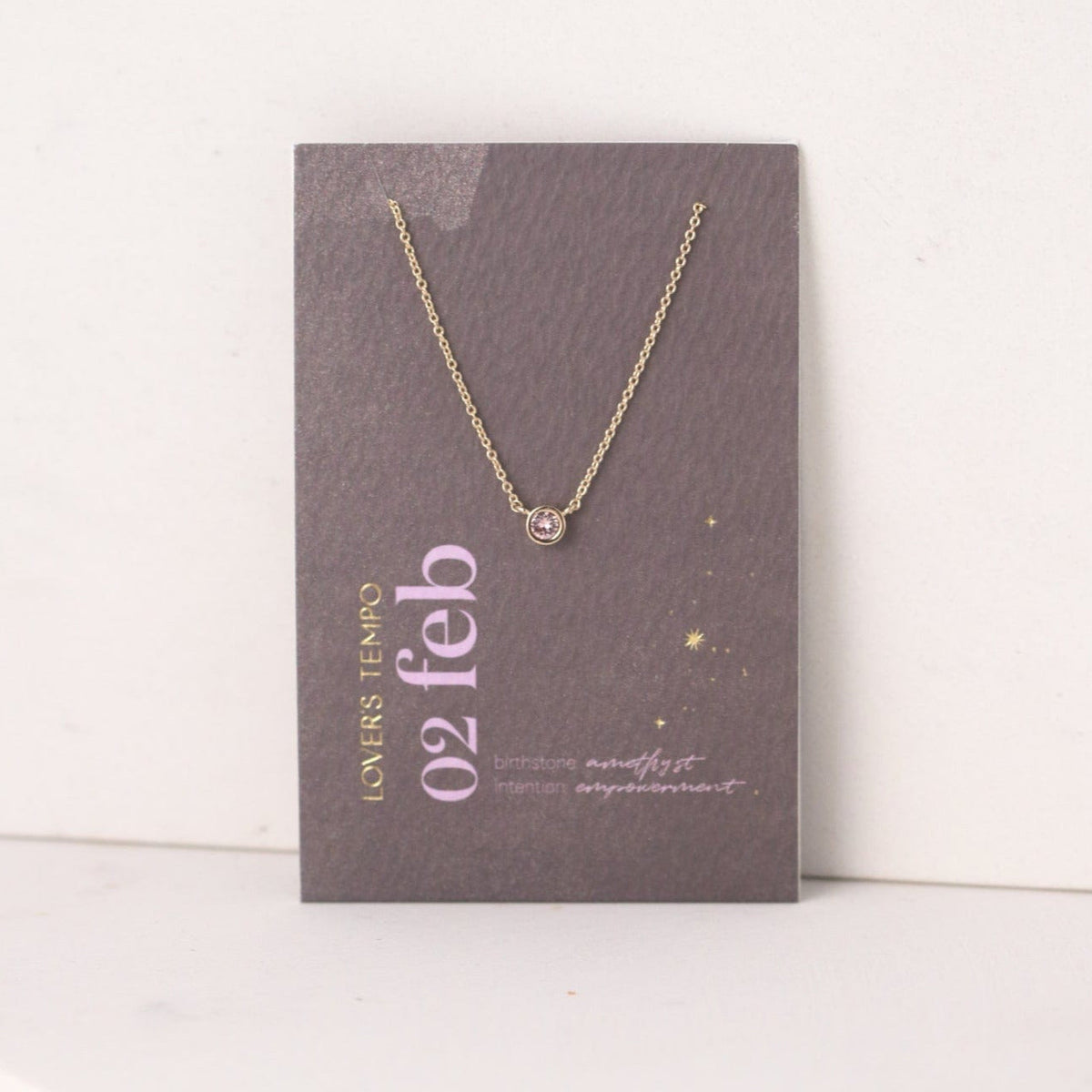 Kaleidoscope Birthstone Necklace - Gold