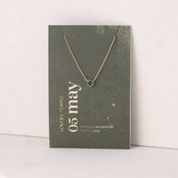 Kaleidoscope Birthstone Necklace - Gold