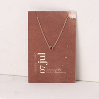 Kaleidoscope Birthstone Necklace - Gold