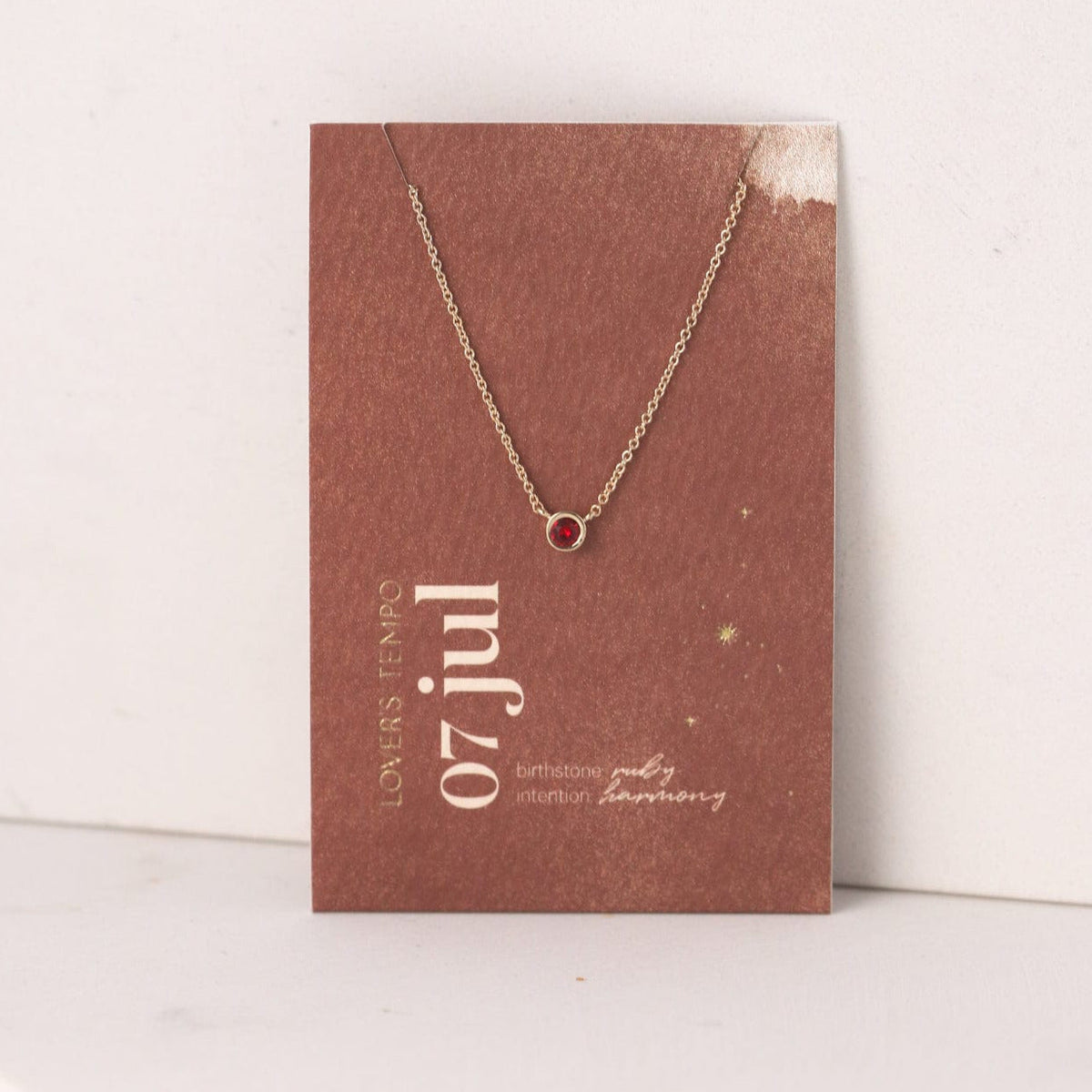 Kaleidoscope Birthstone Necklace - Gold