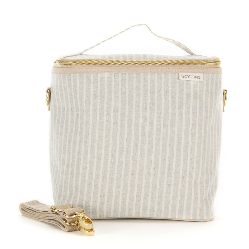 Lunch Poche - Sand & Stone Beach Stripe