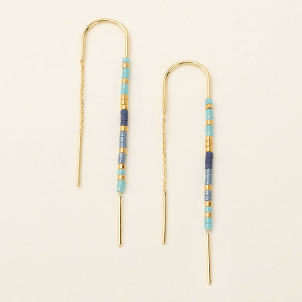 Chromacolor Miyuki Thread Earrings