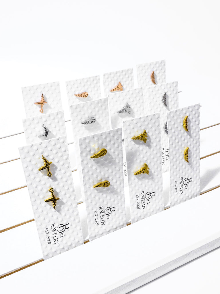 Stainless Steel Mini Stud Earring - Nurse Collection