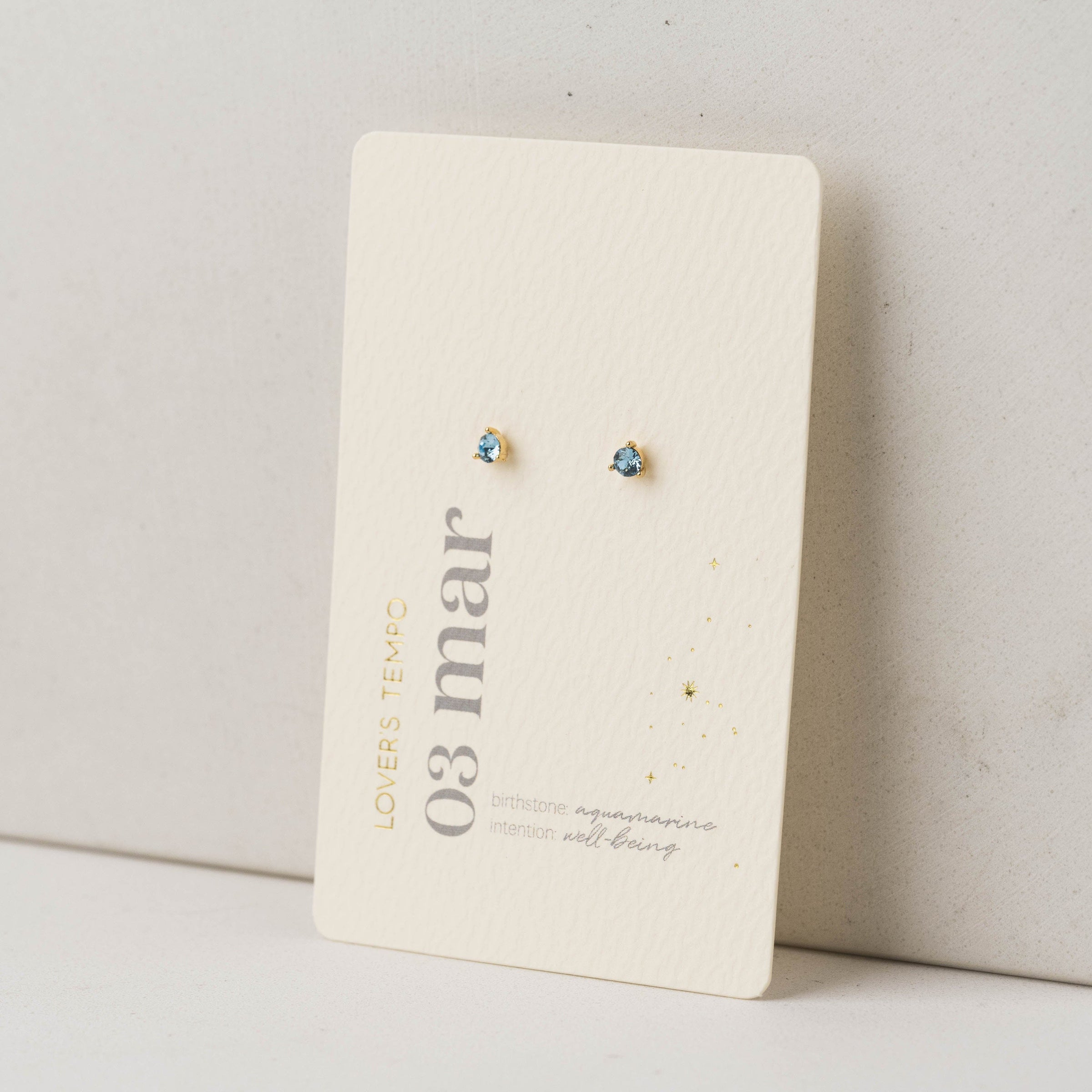 Kaleidoscope Birthstone Earrings - Gold