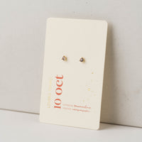 Kaleidoscope Birthstone Earrings - Gold