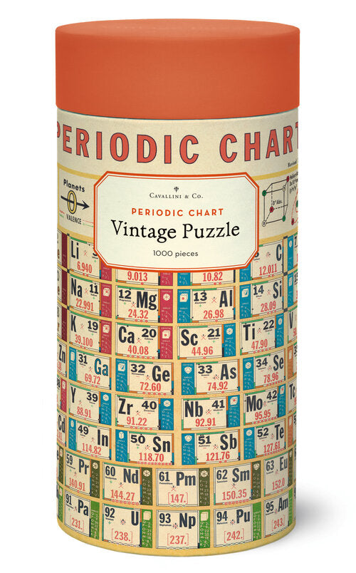 1000 Piece Puzzle - Periodic Chart