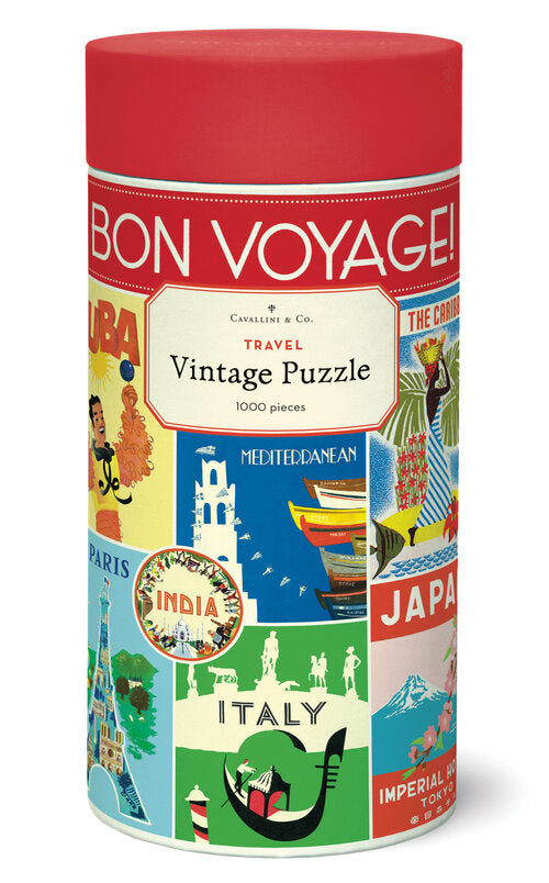 1000 Piece Puzzle - Vintage Travel