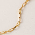 Paperclip Chain Bracelet - Gold