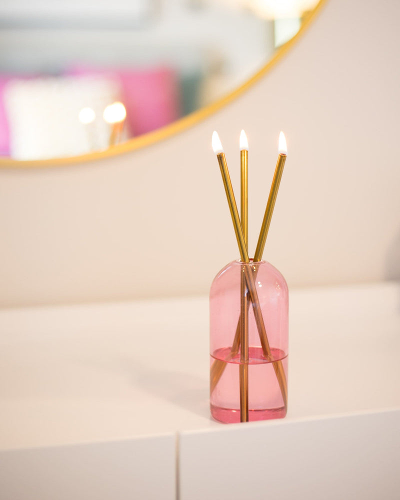 Wylie Glass Vessel - Pink Lady