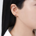 Riot Halo Stud Earrings - Gold