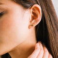 Riot Rainbow Stud Earrings - Gold