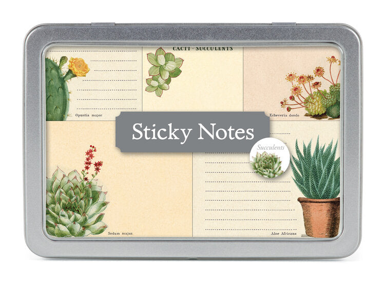 Sticky Notes - Succulents