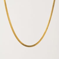 Sasha Herringbone Necklace - Gold