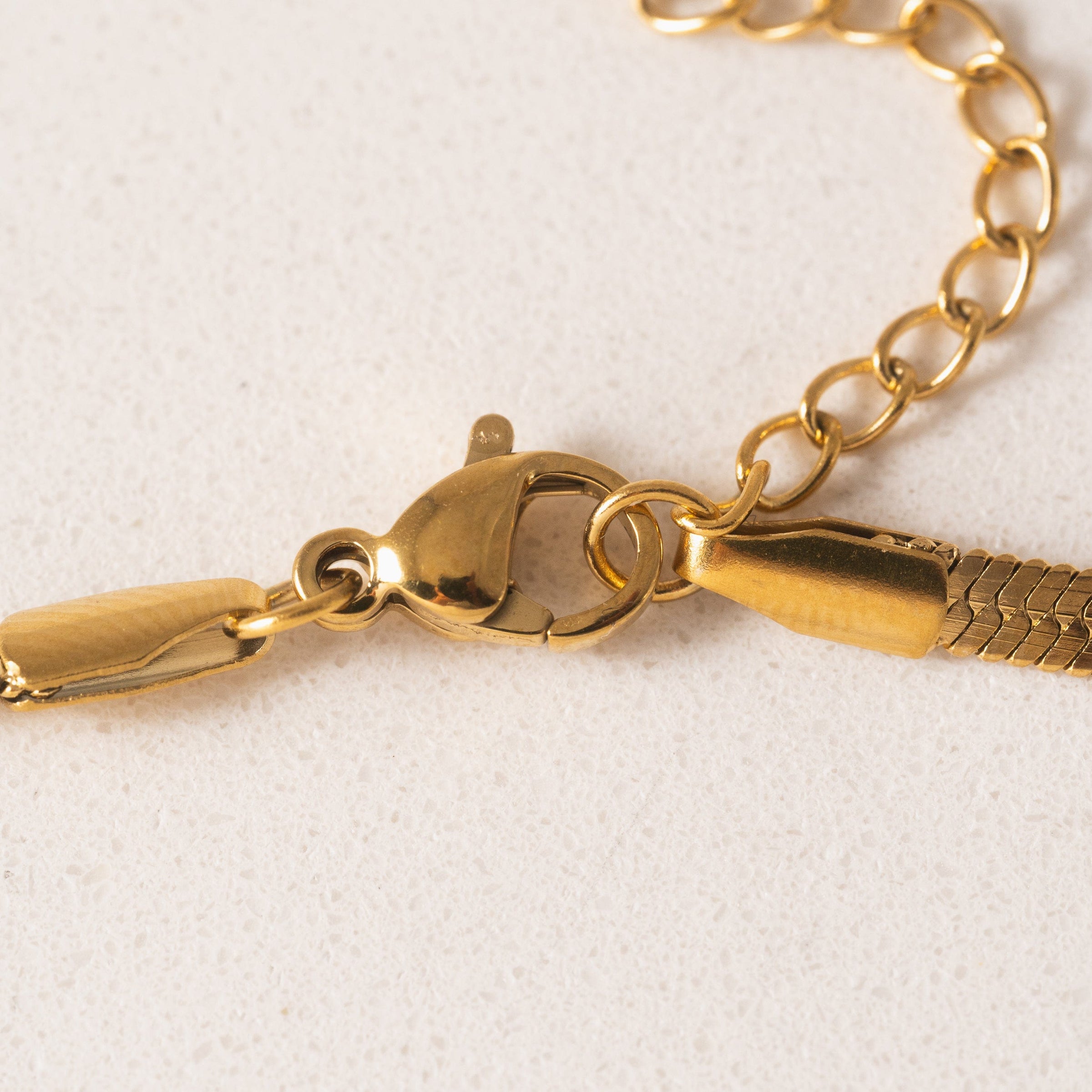 Sasha Herringbone Necklace - Gold