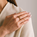 Saturn Double Ring - Gold