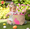 Burlap Bunny Bucket