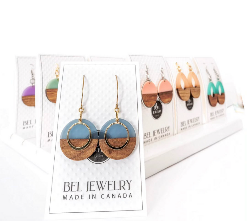 Soda Shoppe Walnut Earring