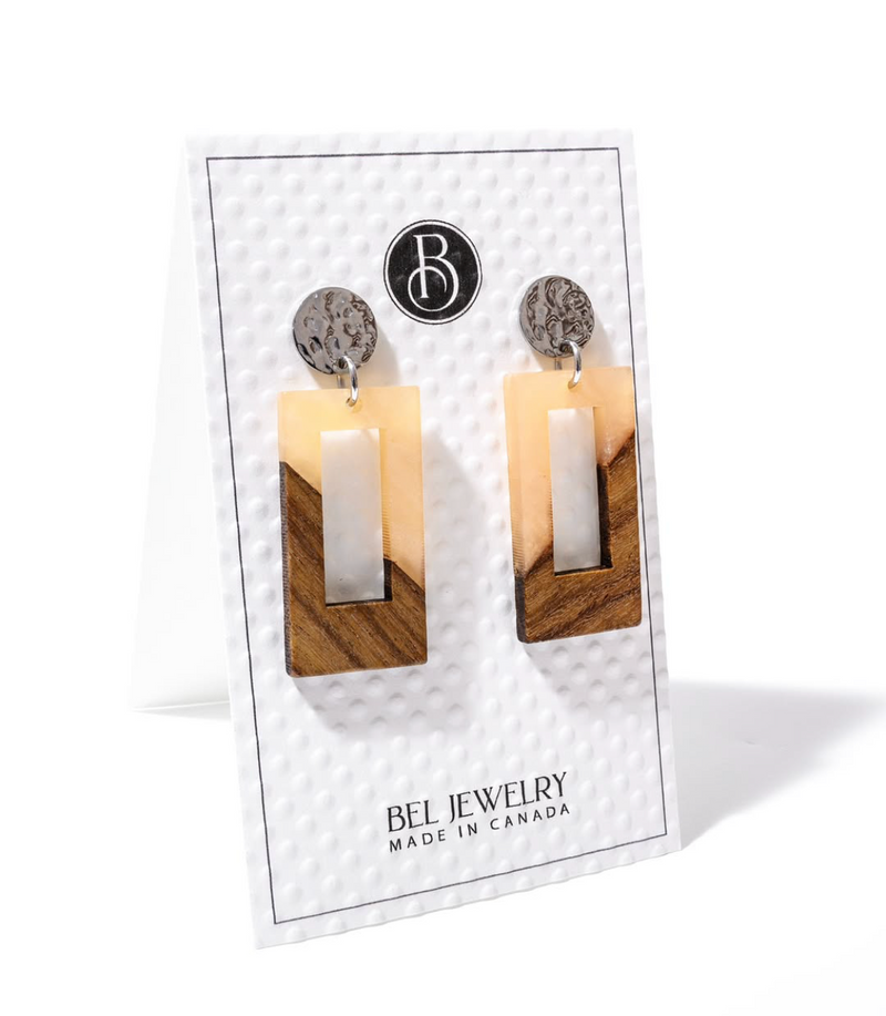 Soda Shoppe Walnut Earring