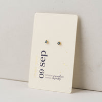 Kaleidoscope Birthstone Earrings - Gold