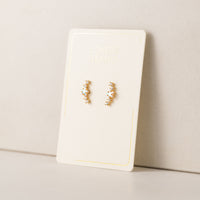 Stargazer Climber Earrings - Clear