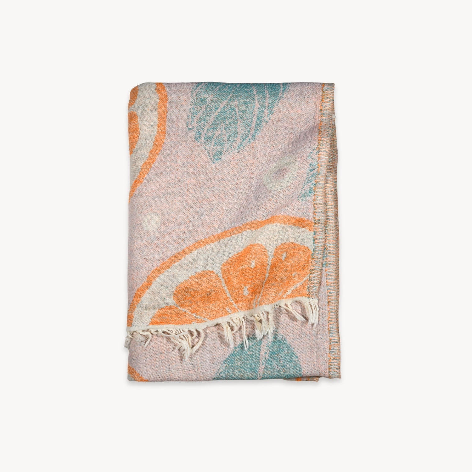 Towel - Orange & Leaf