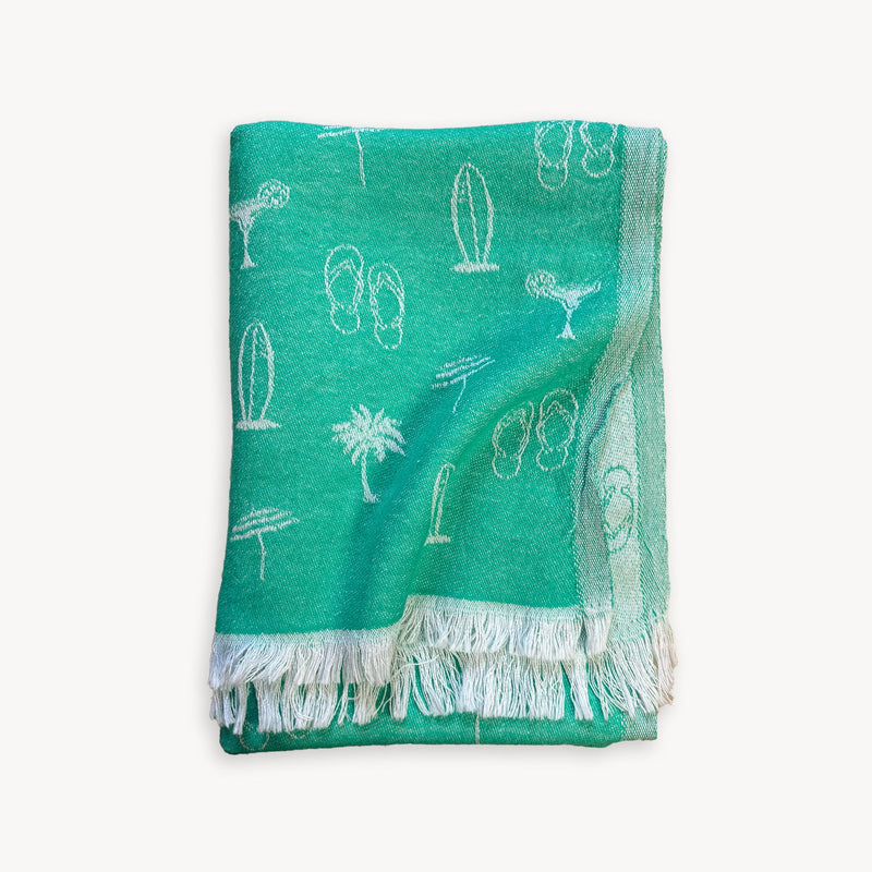 Towel - Beach Break - Aquamarine