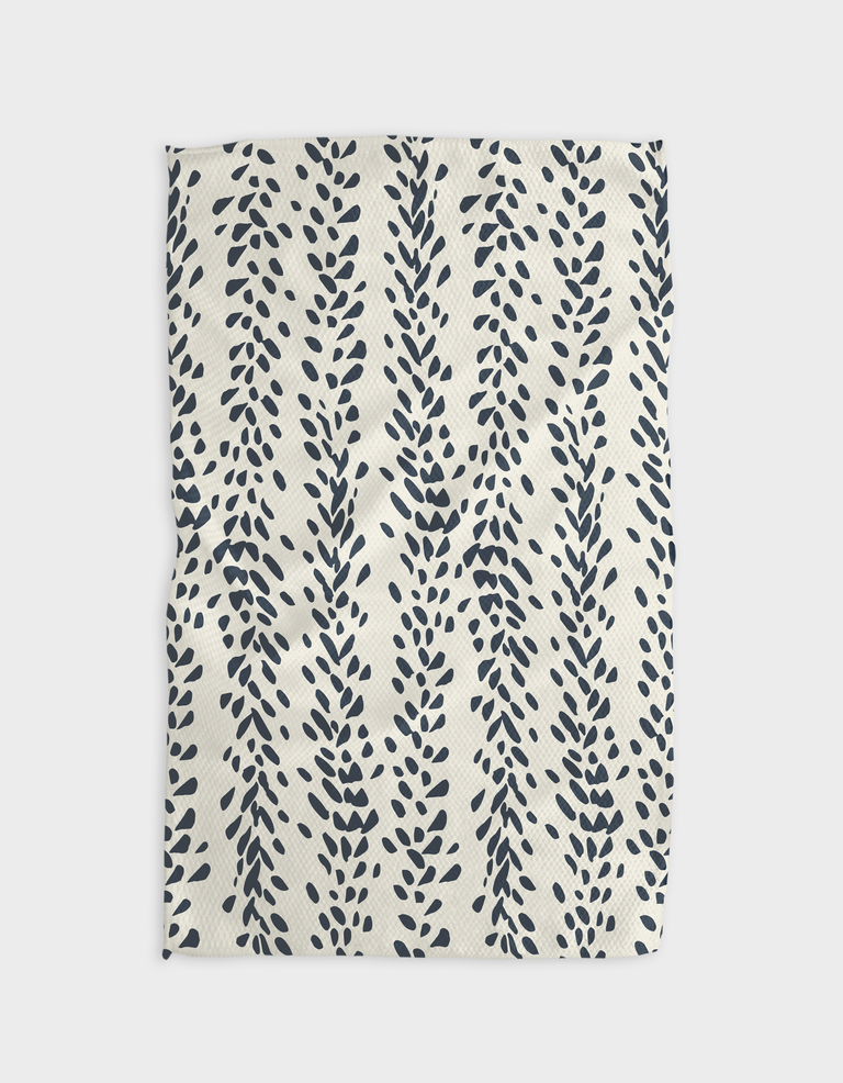 Tea Towel - Reeds Printed Midnight